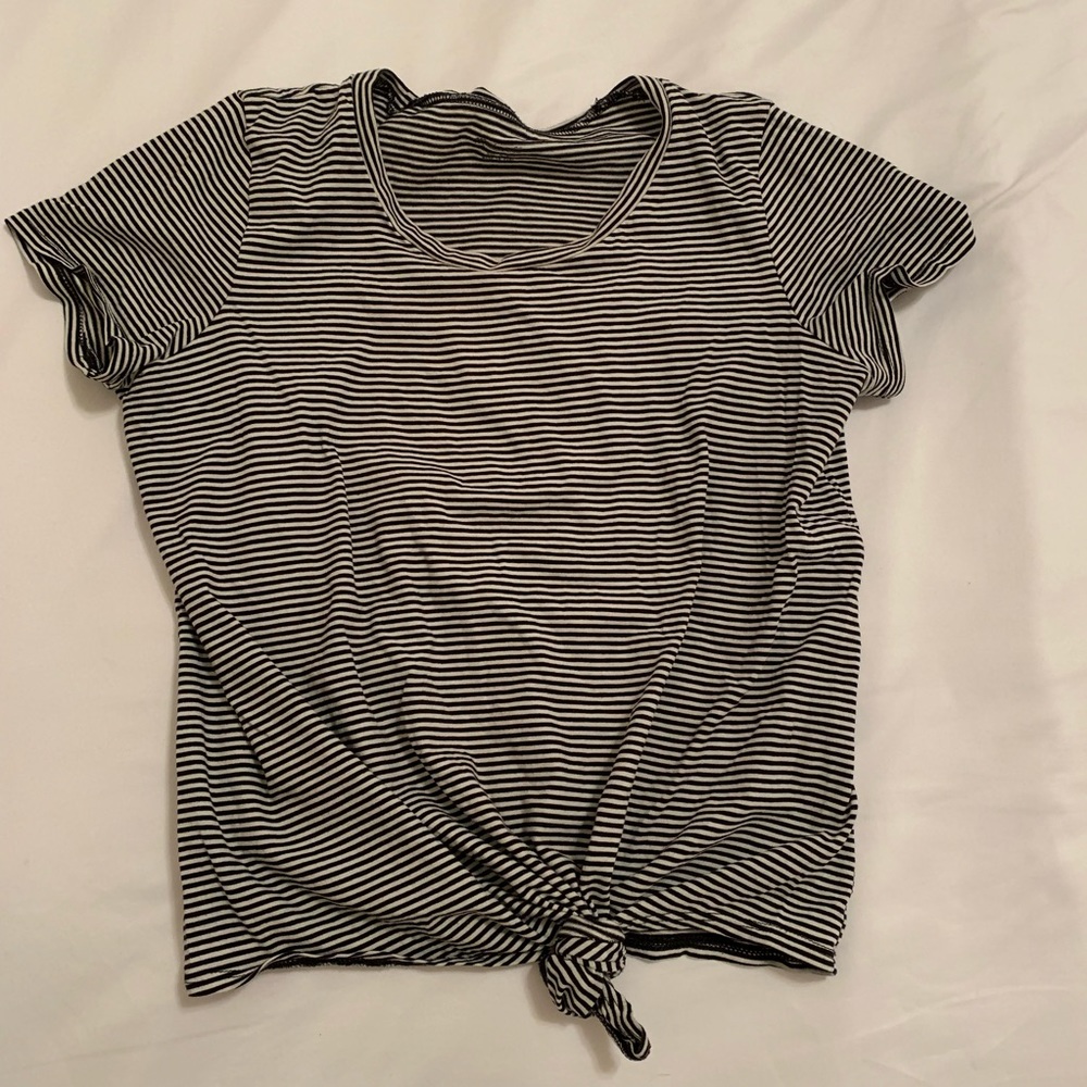 Madewell Striped Shirt with Tie